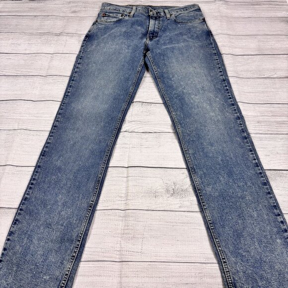 Levis Mens 511 Slim Fit Denim Jeans W32 L34 Medium Wash Cotton - Picture 11 of 16